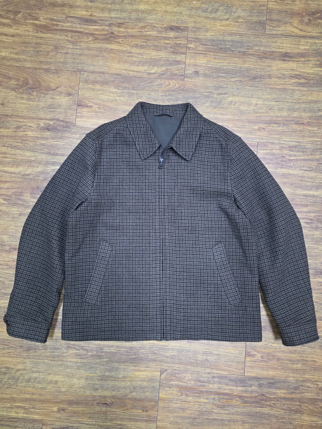 유니클로 체크블루종 상품이미지1