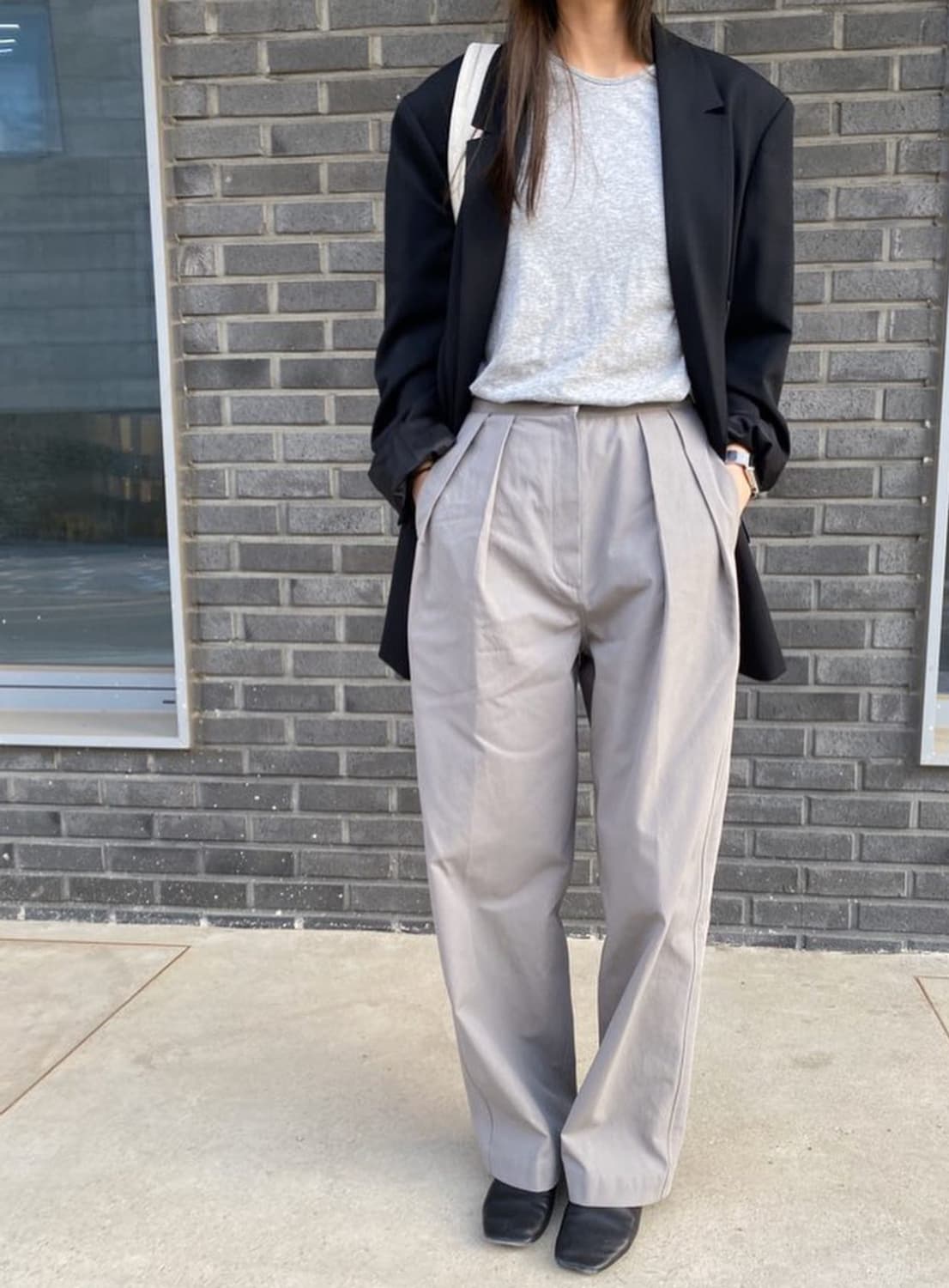 마스큘린 더블자켓 블랙 상품이미지1