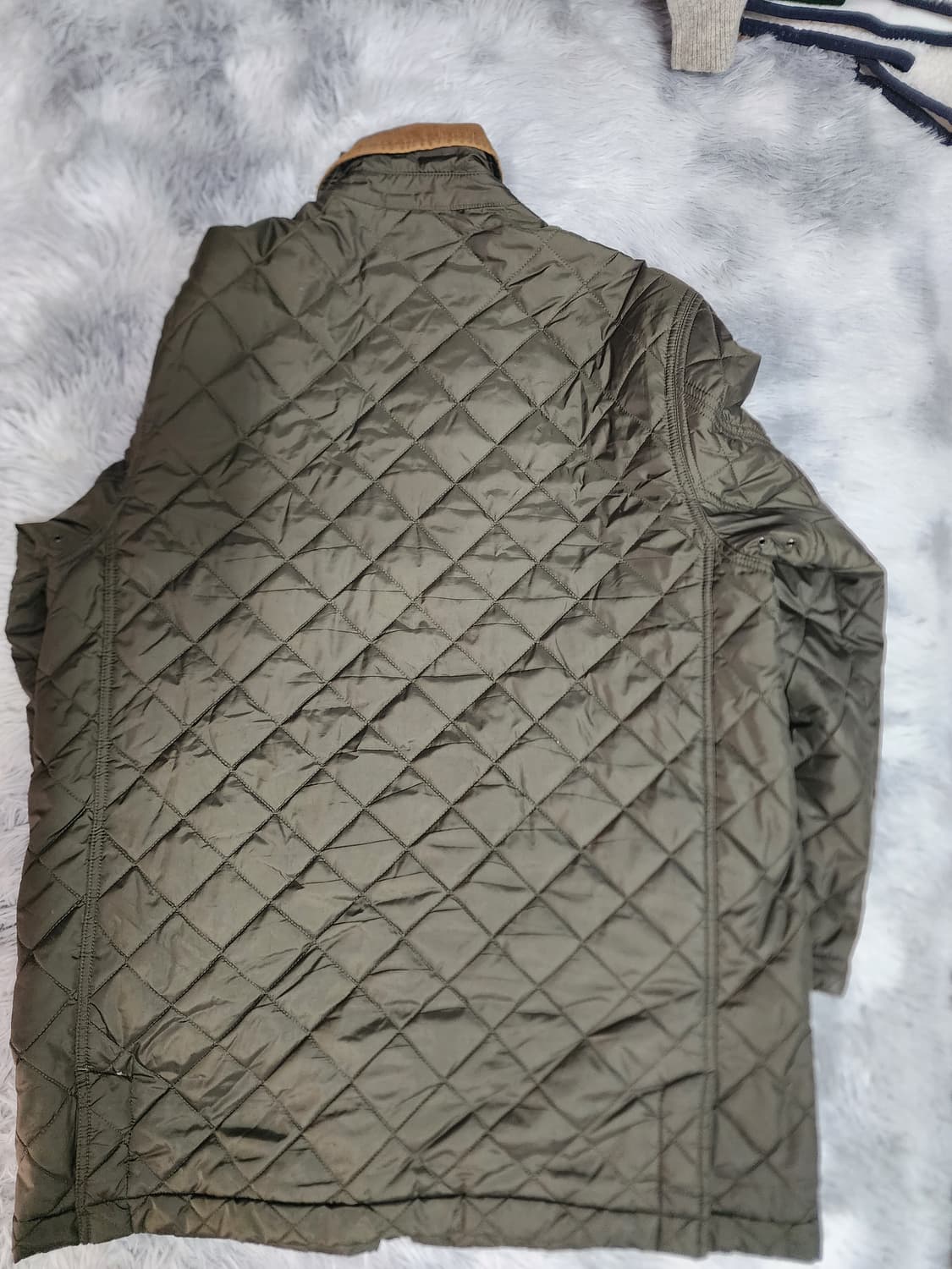 폴로 랄프로렌 퀼팅 자켓 카키 상품이미지2