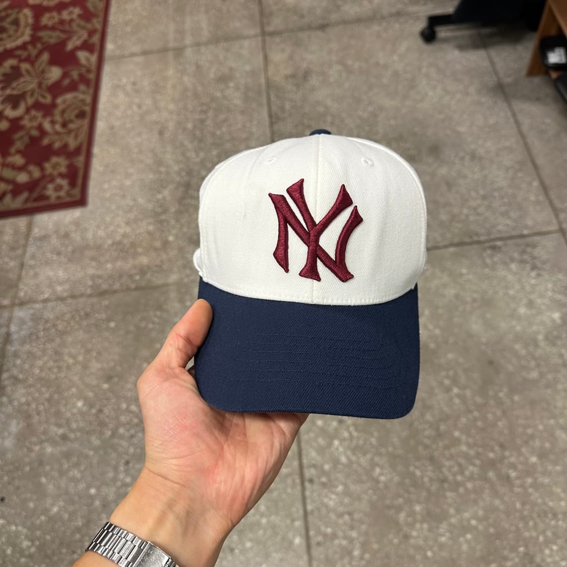 MLB 배색 볼캡 상품이미지1