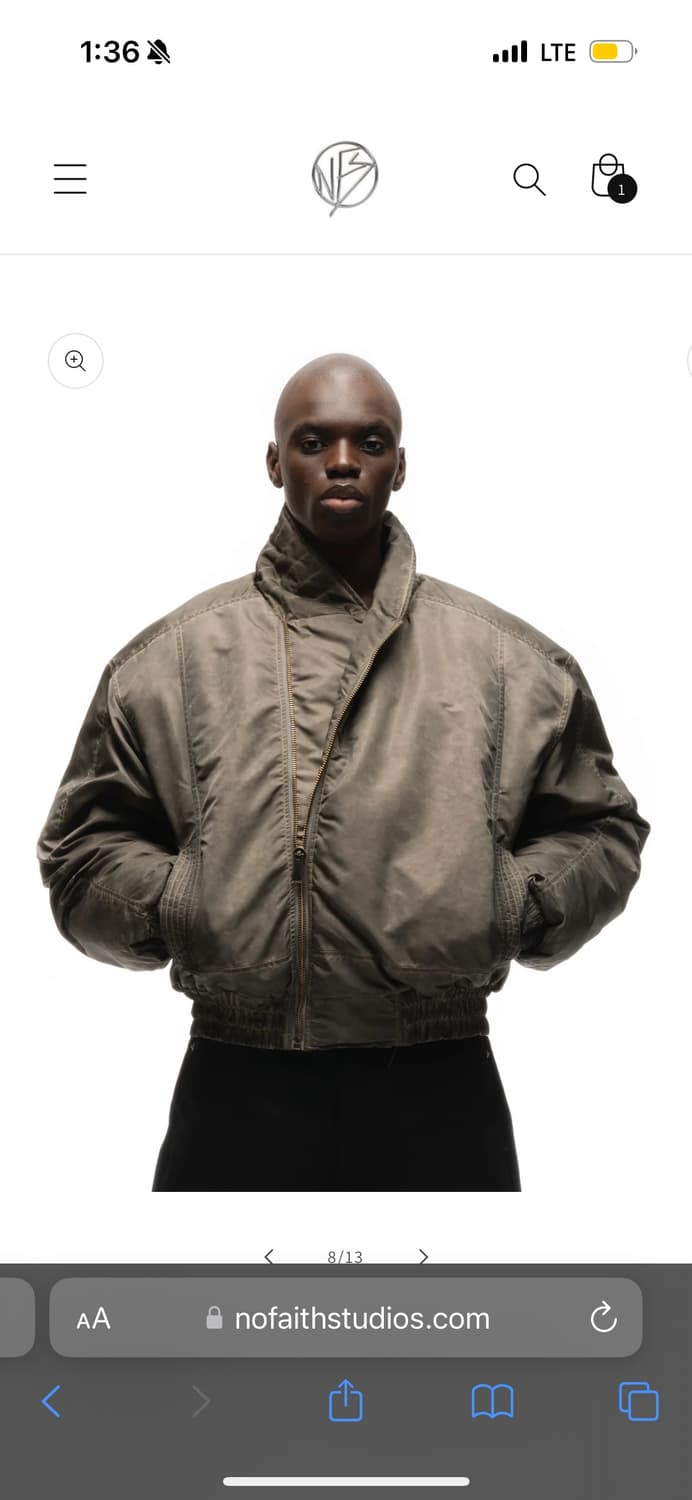 Asymmetrical Zip Bomber Jacket  상품이미지8