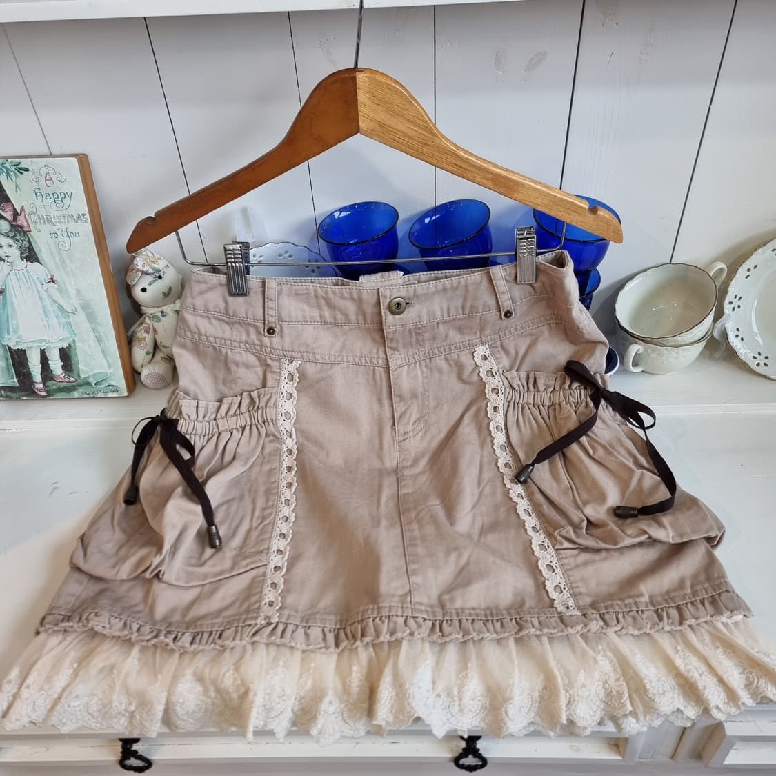 axes femme(악세스팜므) 레이스 프릴 스커트 상품이미지6