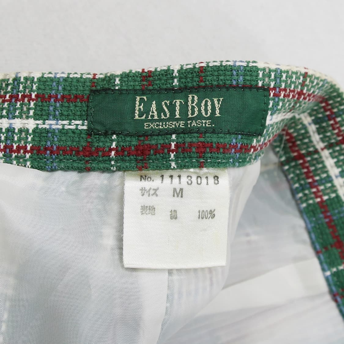 EAST BOY 체크 스커트 (여성용 23.5) 상품이미지6