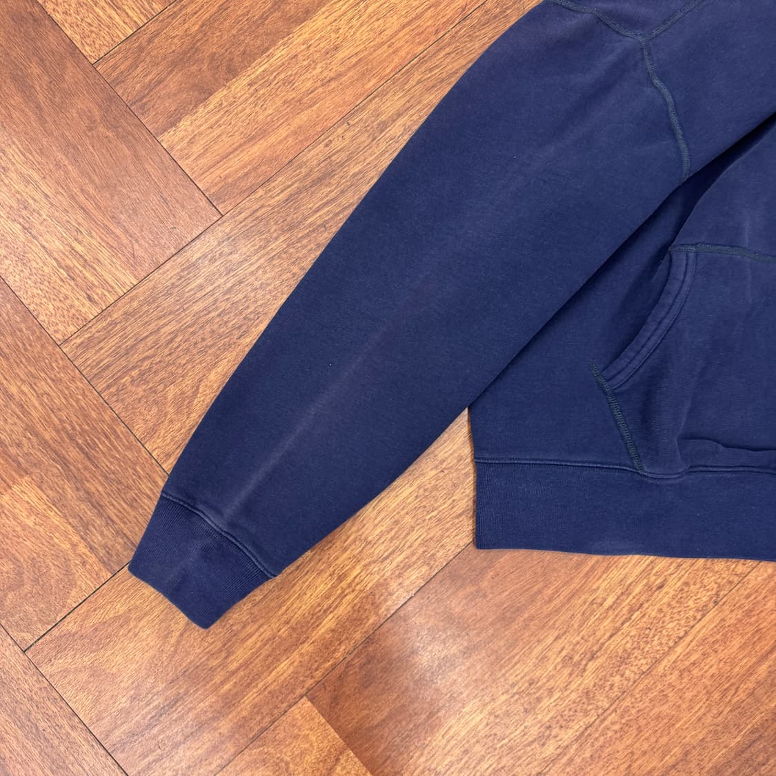 XL 폴로 랄프로렌 빅로고 네이비 후드 티셔츠(안감기모) 상품이미지7