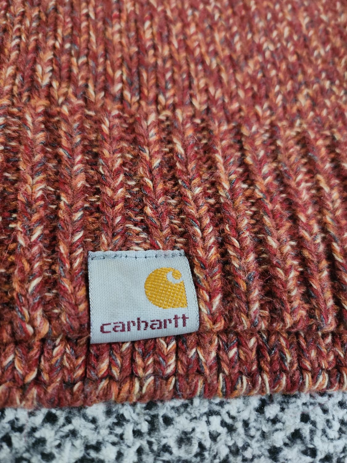 칼하트 니트 (오렌지 믹스 컬러) 상품이미지5