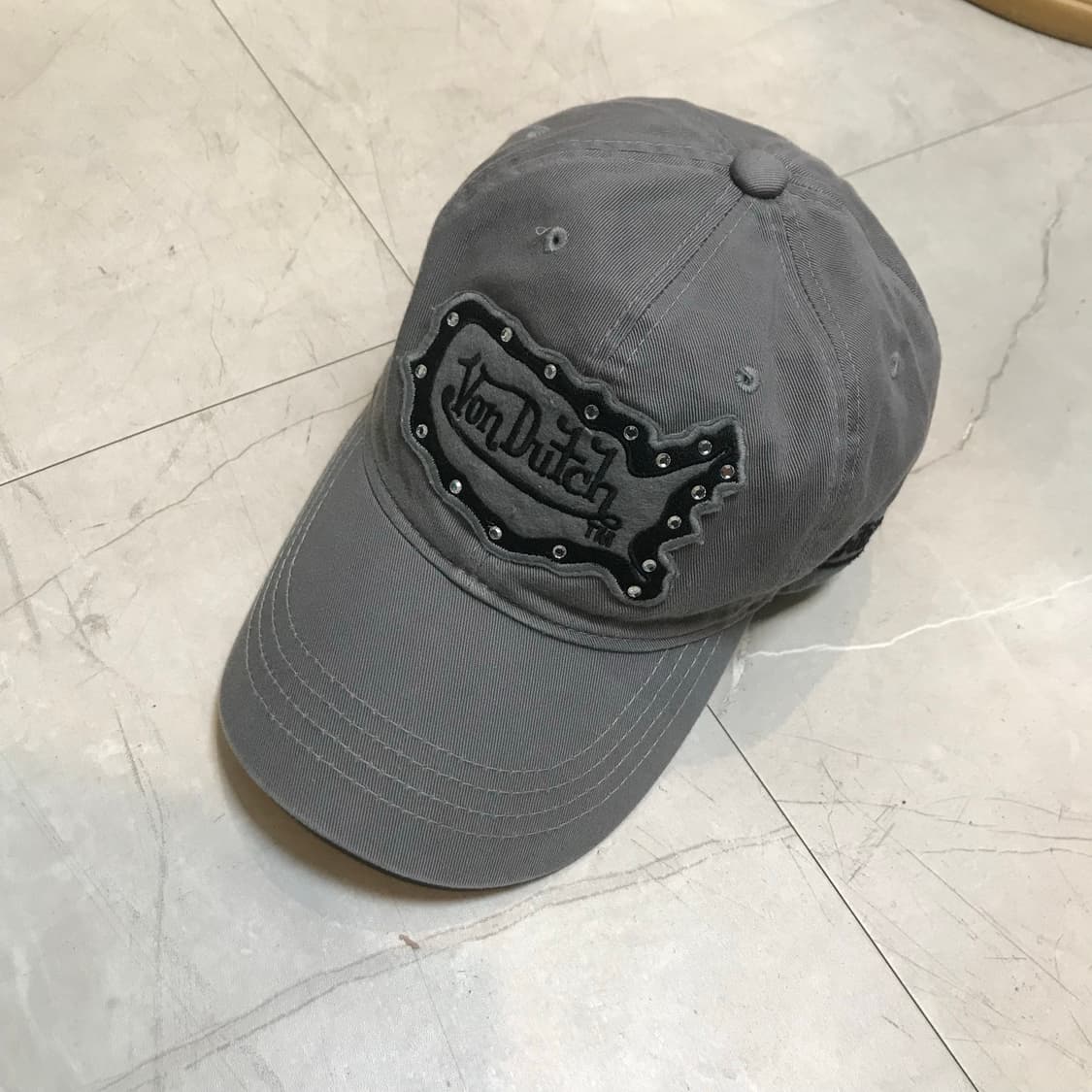 VonDutch 본더치 y2k 갸루 큐빅 볼캡 상품이미지5