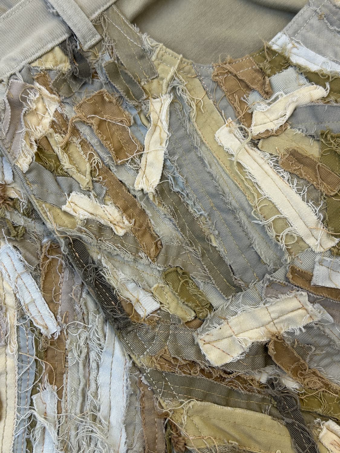 빈티지 패치워크 리페어 그런지 팬츠 상품이미지5