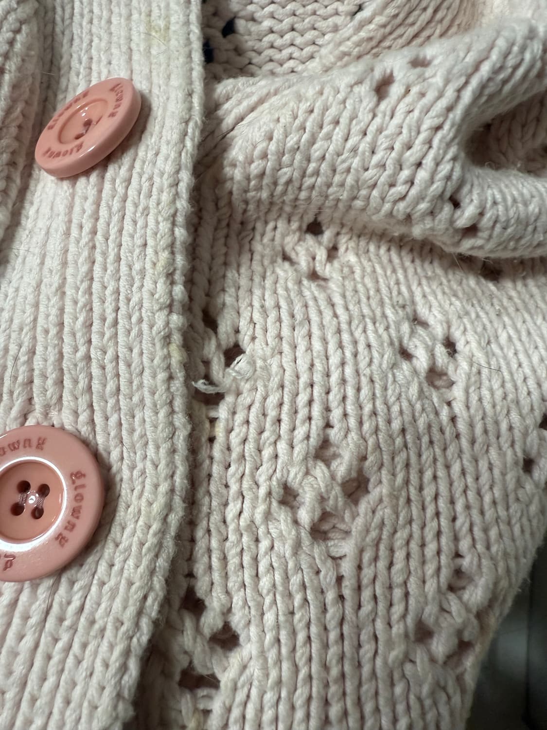 글로니 나오미 니트 가디건 핑크 상품이미지4