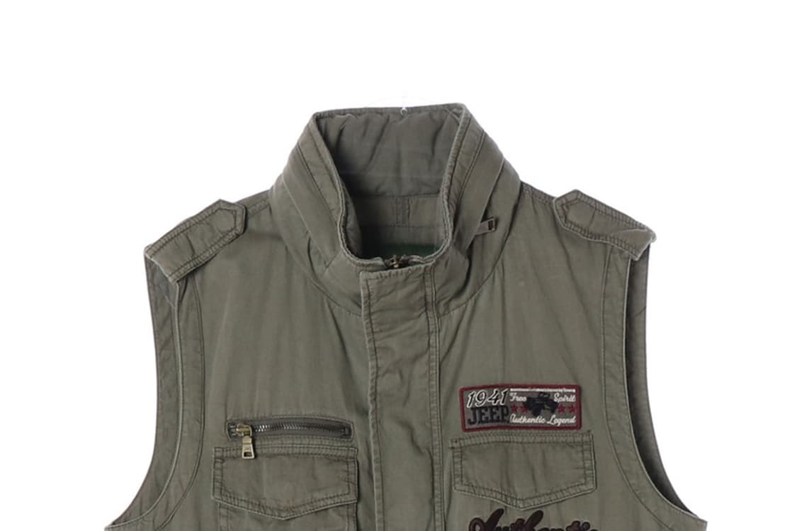 Jeep 밀리터리 조끼 L 상품이미지3