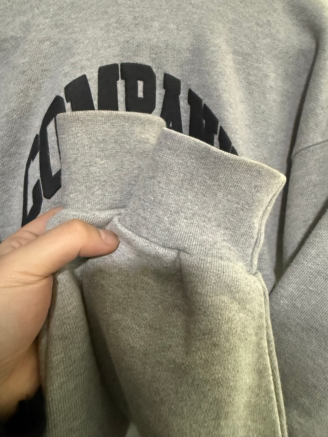 본투윈 그레이 후드티 1사이즈 상품이미지3