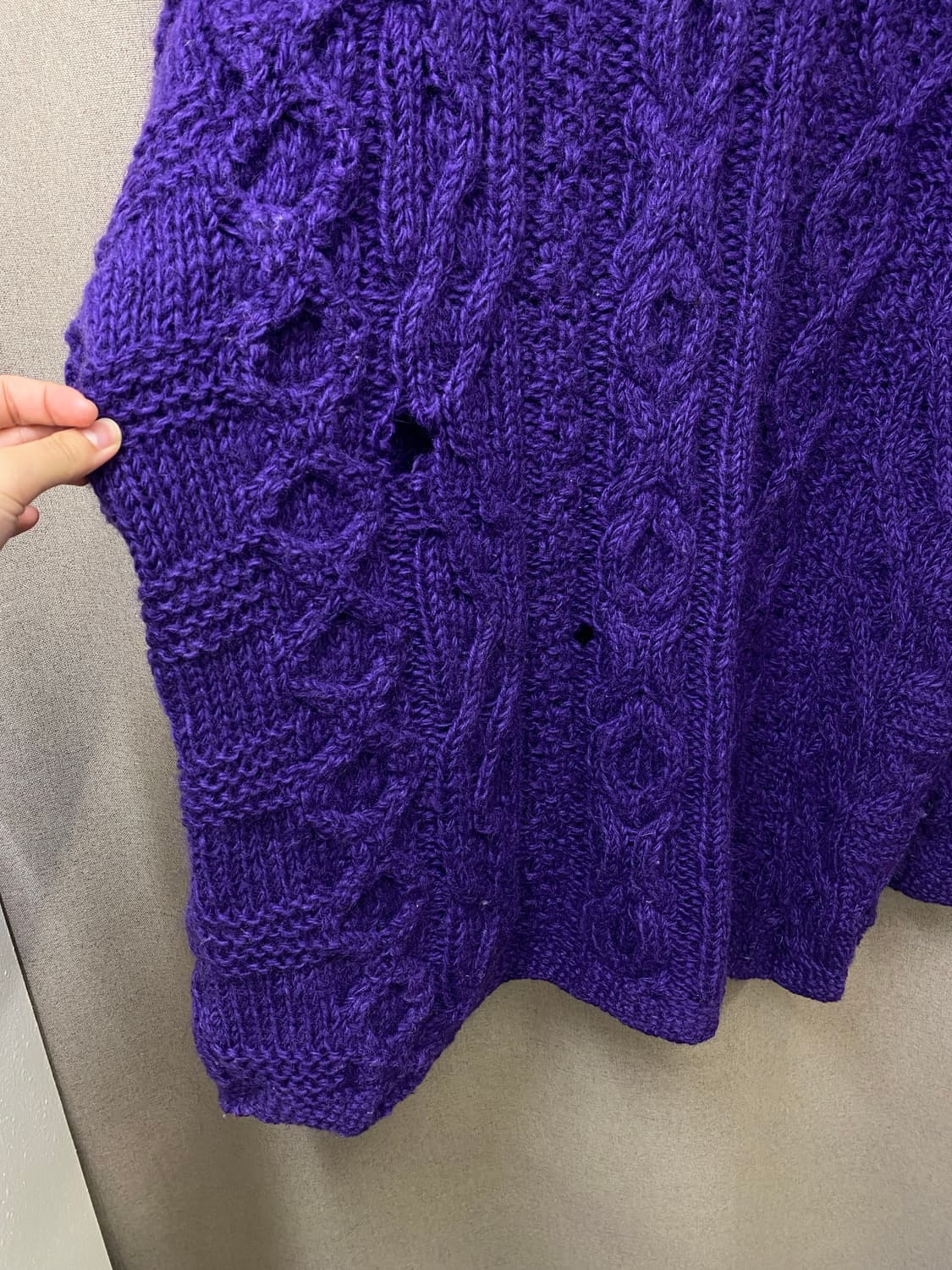 빈티지 헤비 니트 상품이미지3