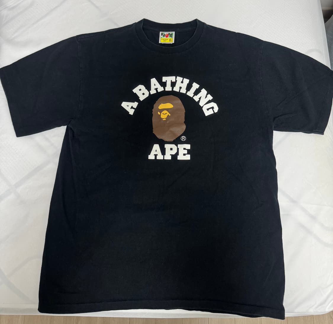 [XL]베이프 카모 블랙 반팔티셔츠 상품이미지1