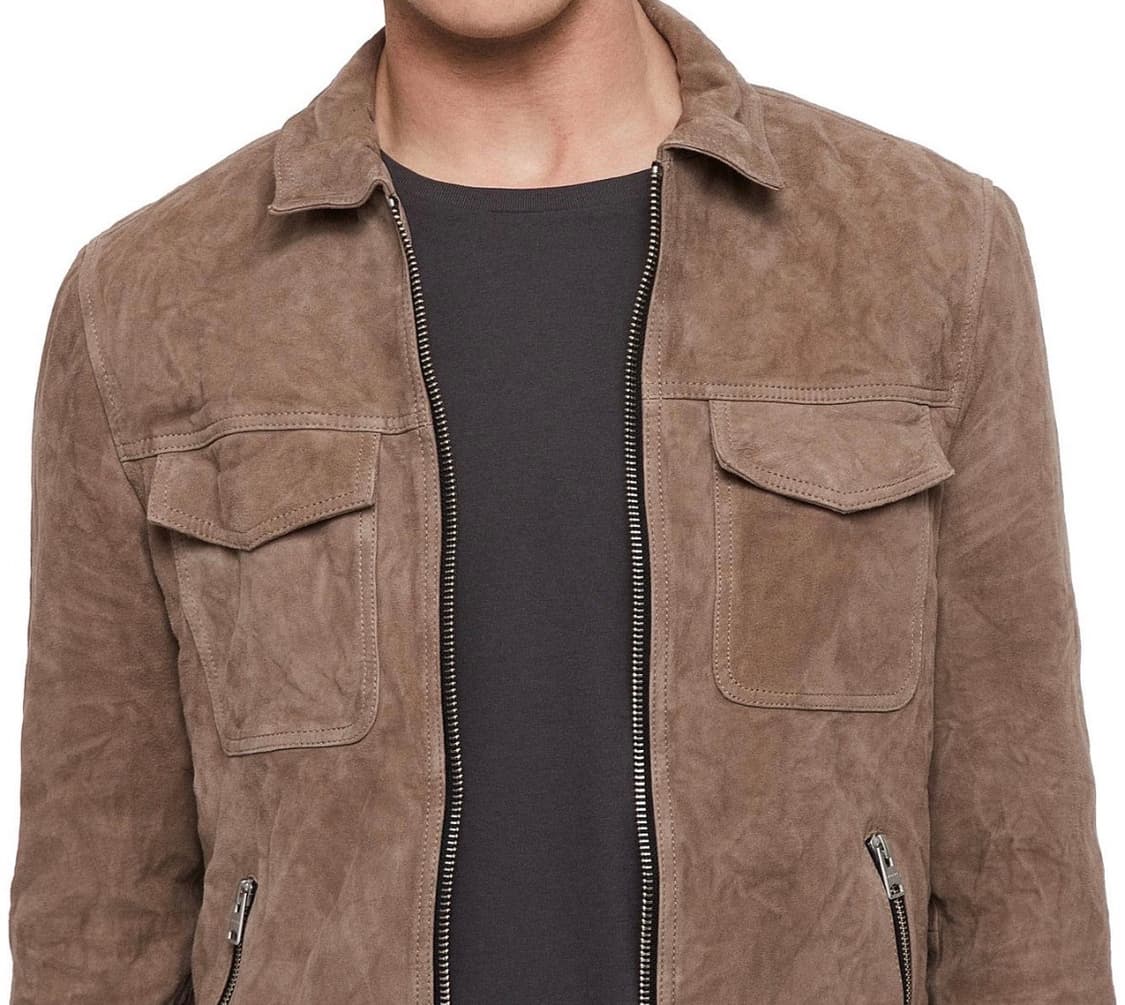 [97] 올세인츠 스웨이드 가죽자켓 상품이미지2