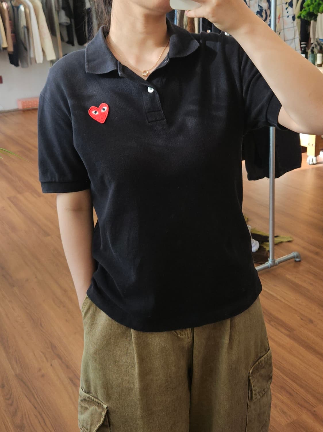 꼼데가르송 카라 티셔츠 상품이미지2