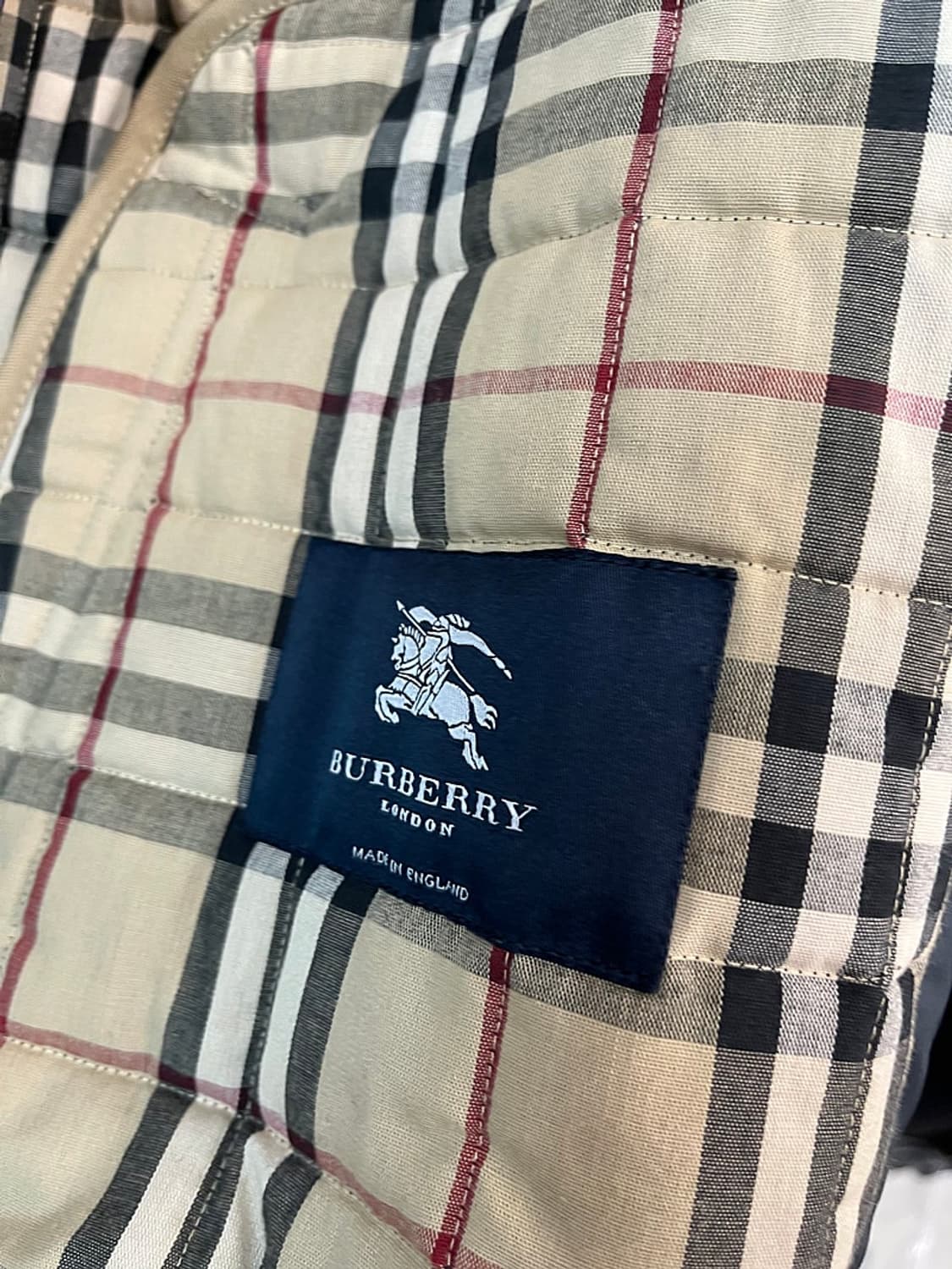 105) 버버리 런던 왁스 퀼팅자켓  상품이미지8