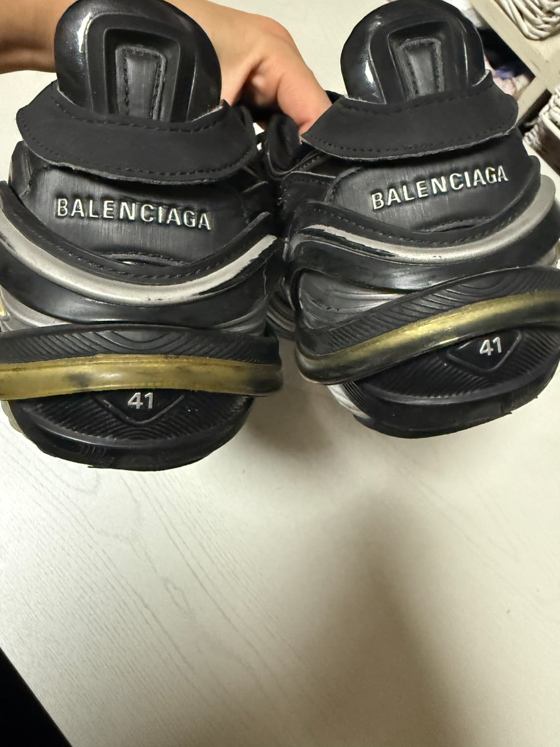 [41]발렌시아가 타이렉스 블랙 그레이 풀박 상품이미지2