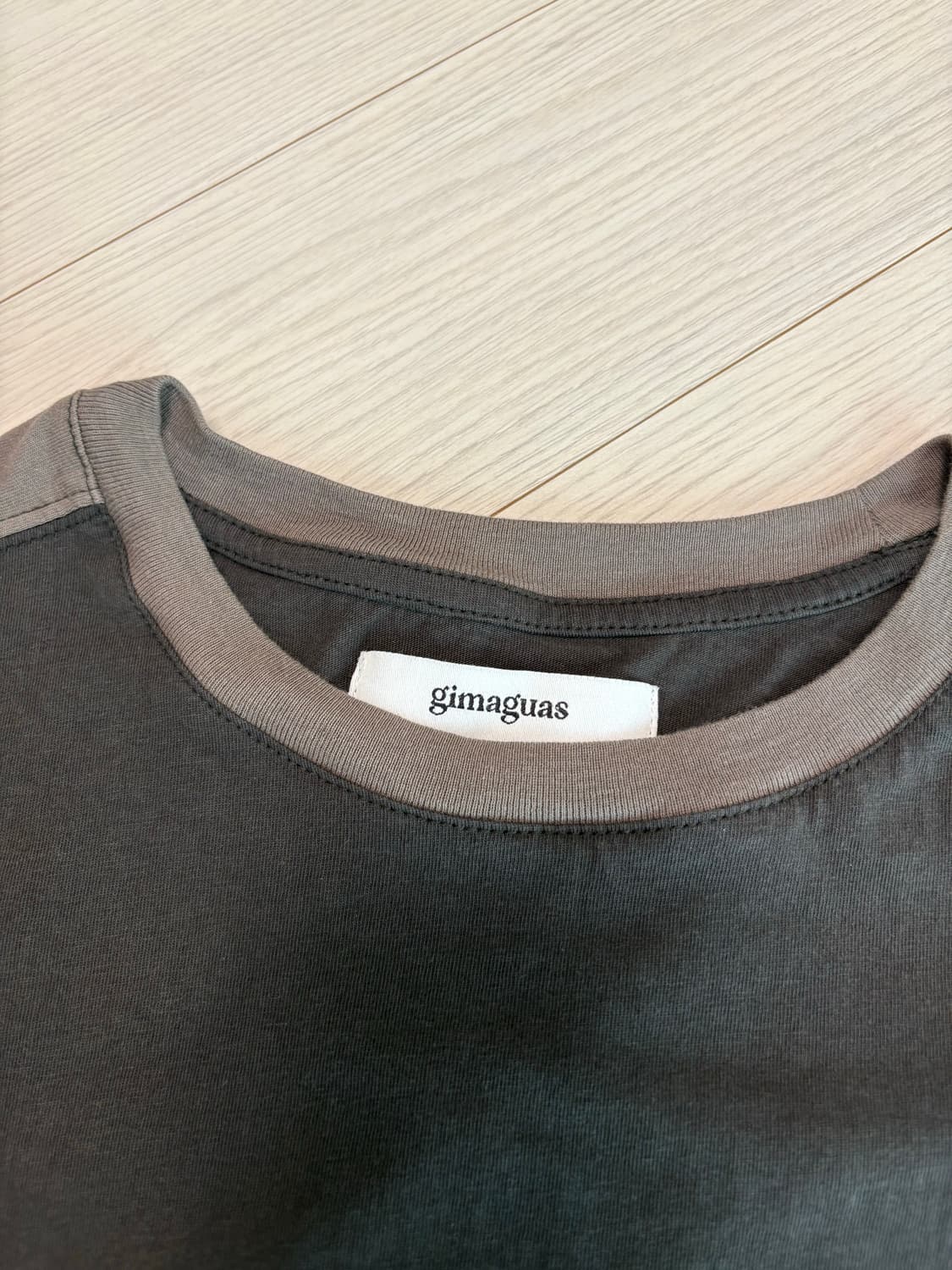 gimaguas 기마구아스 디에고 티셔츠 챠콜 S사이즈 상품이미지5