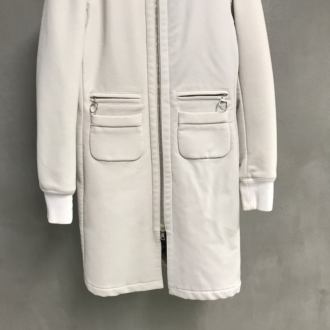 프라다 아이보리 코트 40(W) 상품이미지3