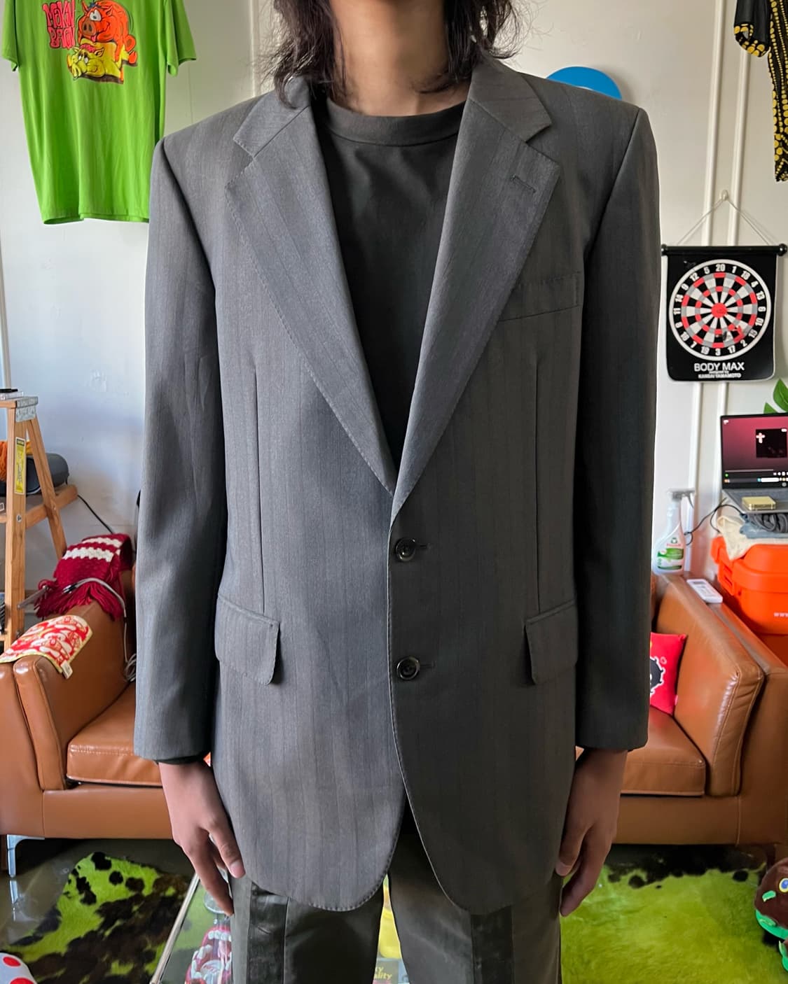 1990s Old Burberrys Classic Wool Blazer 상품이미지2