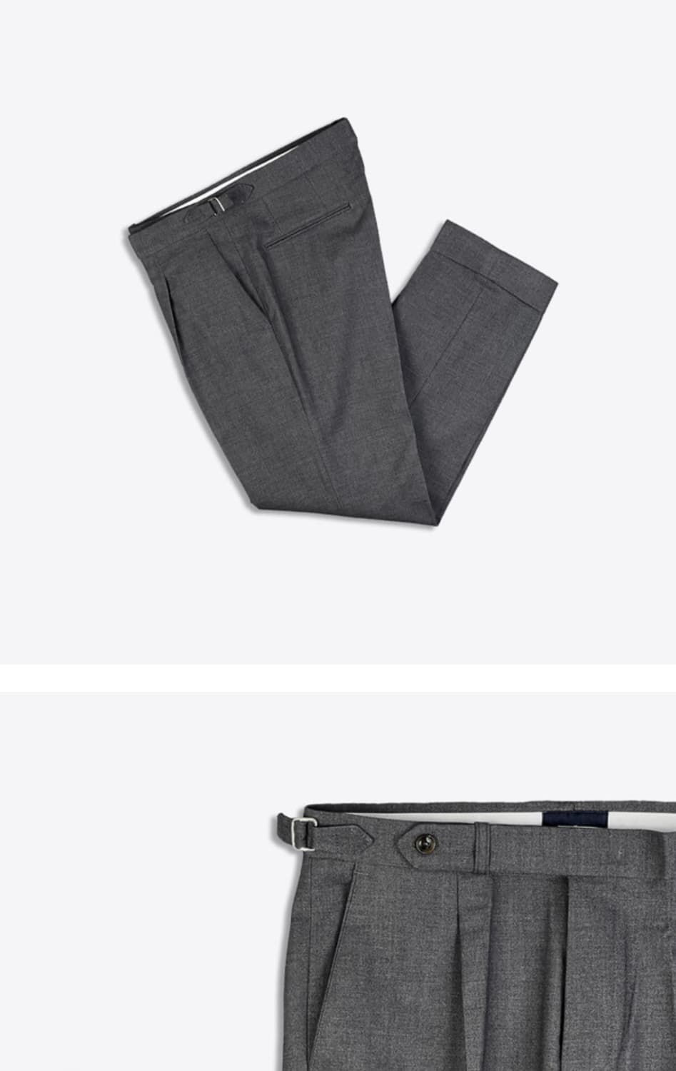 그레이 울 슬렉스 상품이미지2