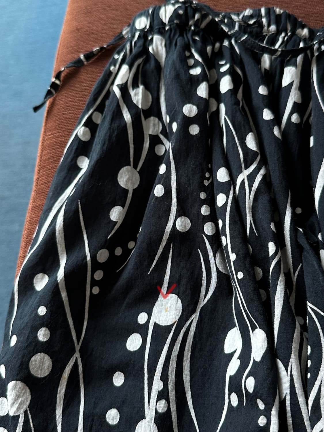 Natural cotton design layered mid skirt 상품이미지4