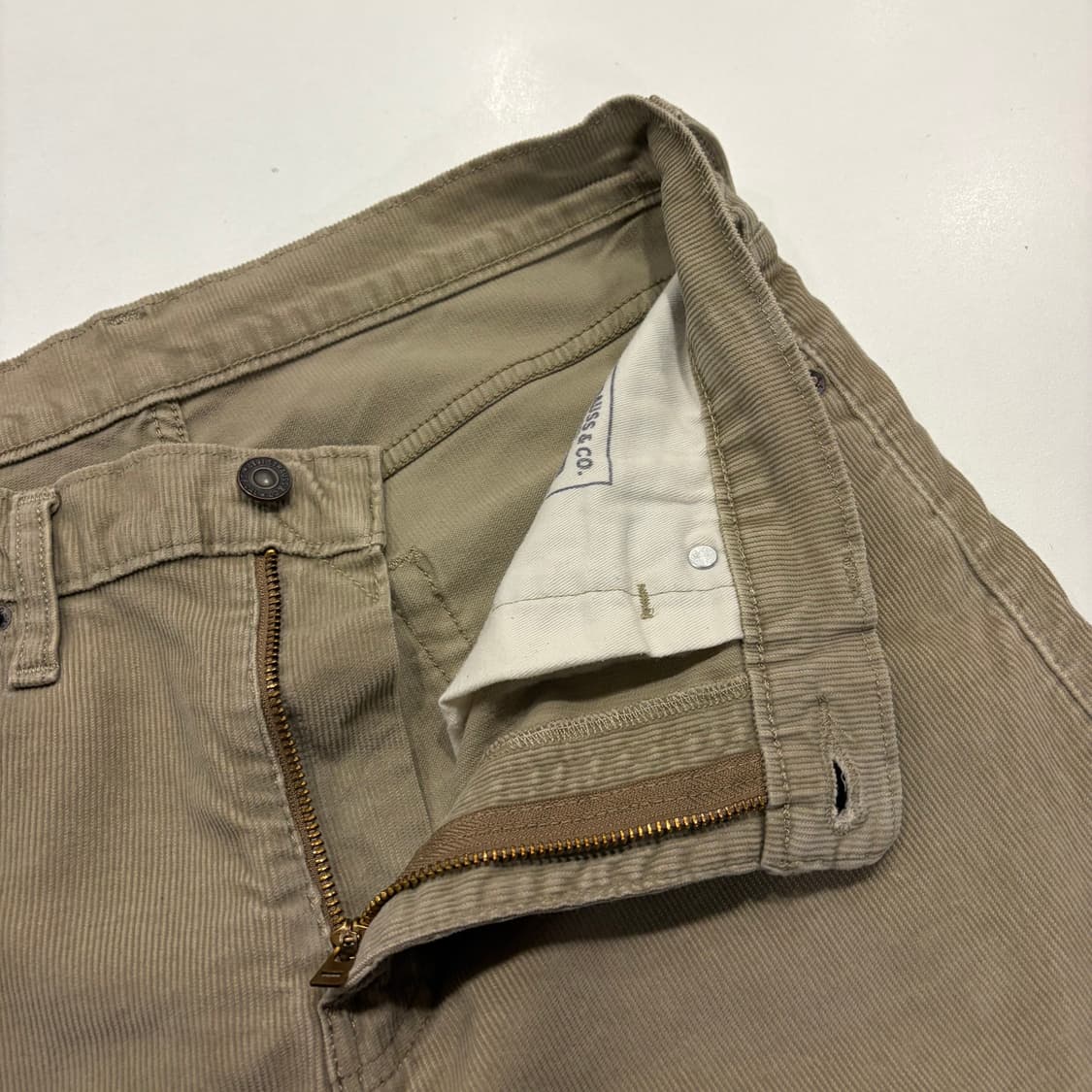[32] 리바이스 502 코듀로이 베이지 바지 B254 상품이미지7