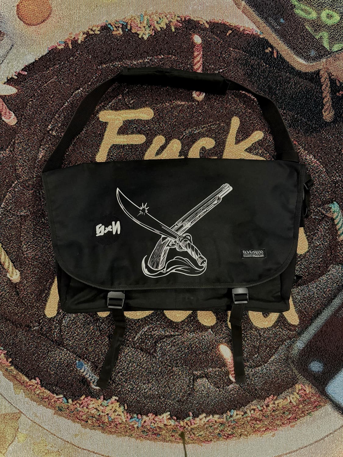 스투시 x 네이버후드 콜라보 메신져백 상품이미지1