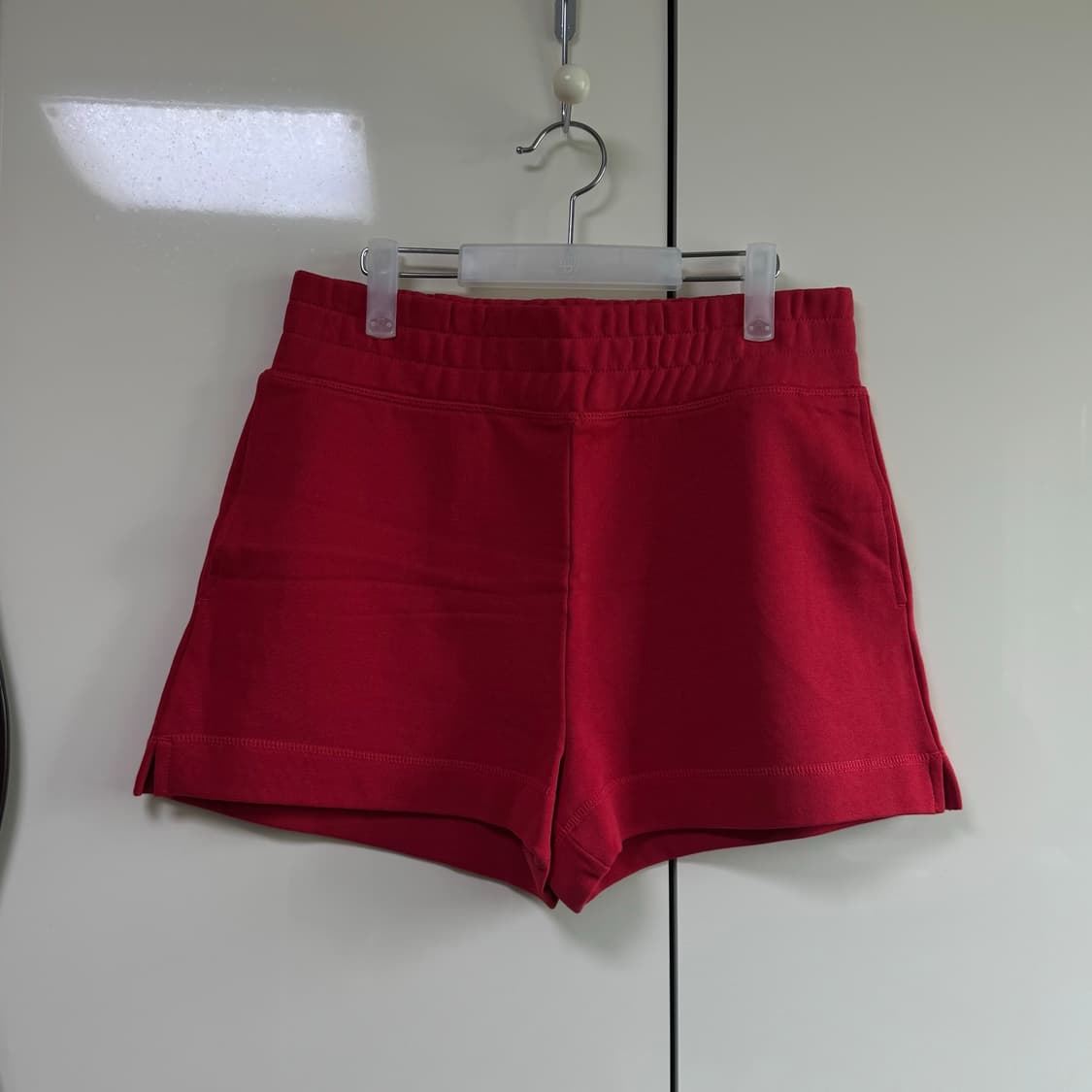 H&M 스웨트 쇼츠 레드 S 상품이미지1