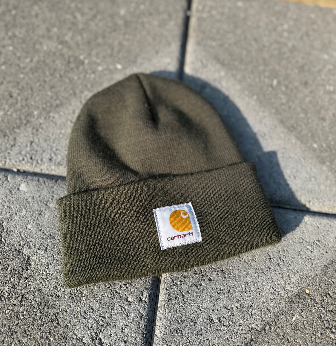 Usa made 🇺🇸칼하트 카키 비니 os 상품이미지1