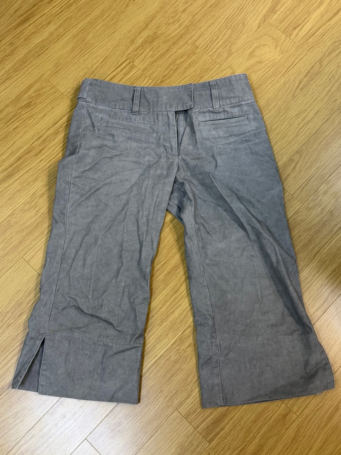 코이세이오 더블 카프리팬츠 그레이 2 상품이미지3