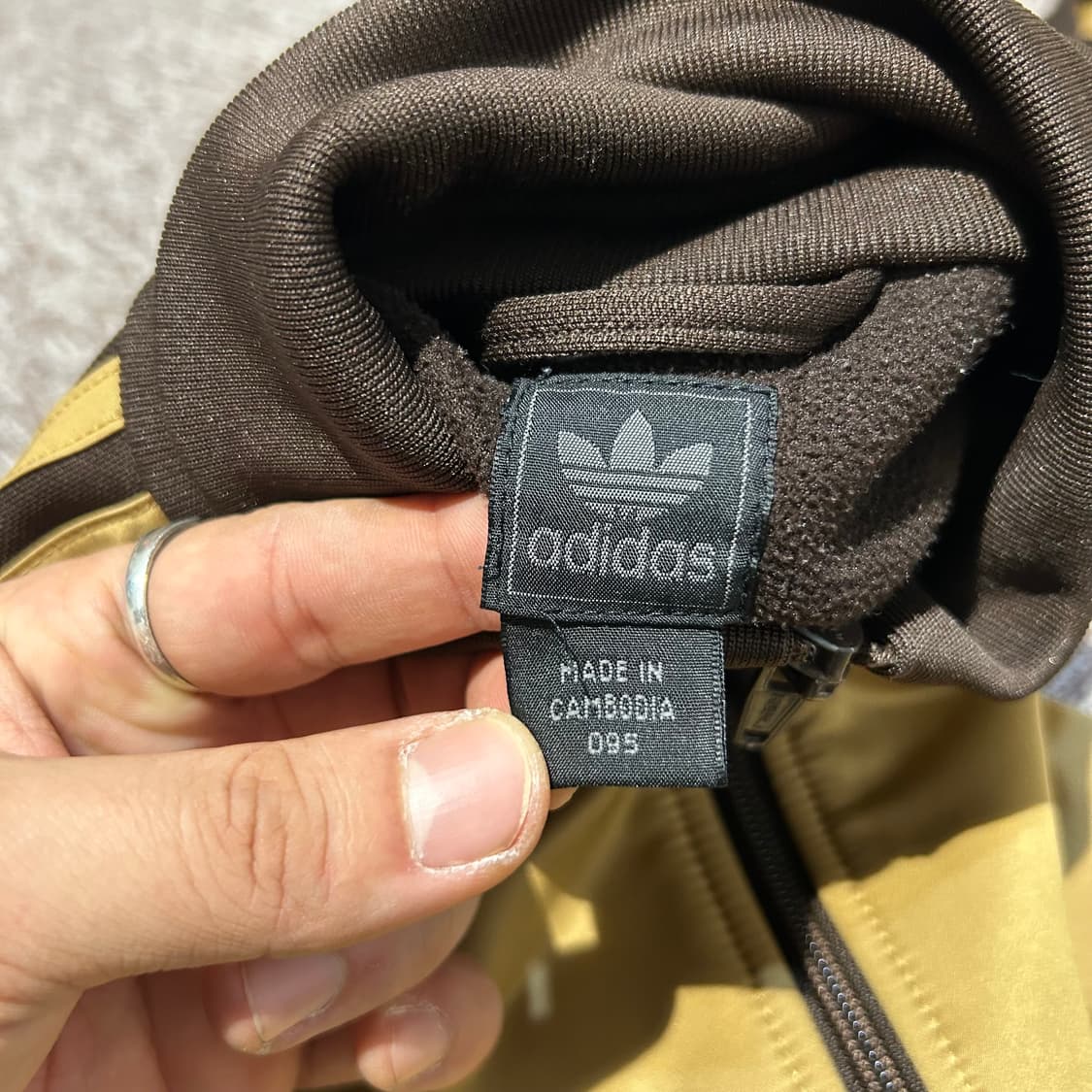 M) 아디다스 유니크 파이어버드 브라운 져지 트랙탑  상품이미지8