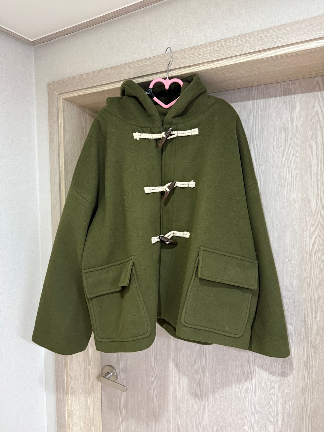 빈티지 초록 떡볶이코트자켓 상품이미지3