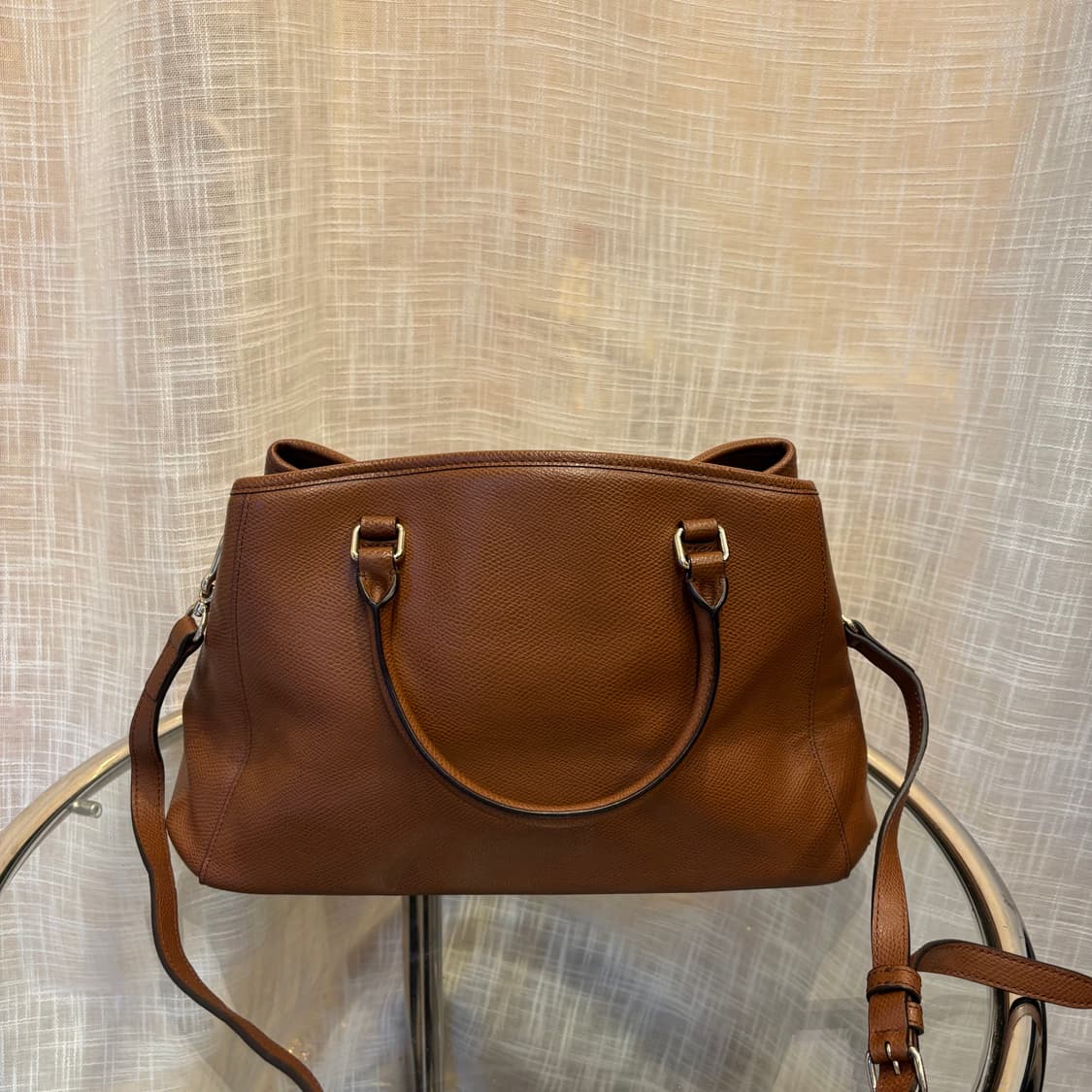 정품 코치 가죽 투웨이 토트백     상품이미지4