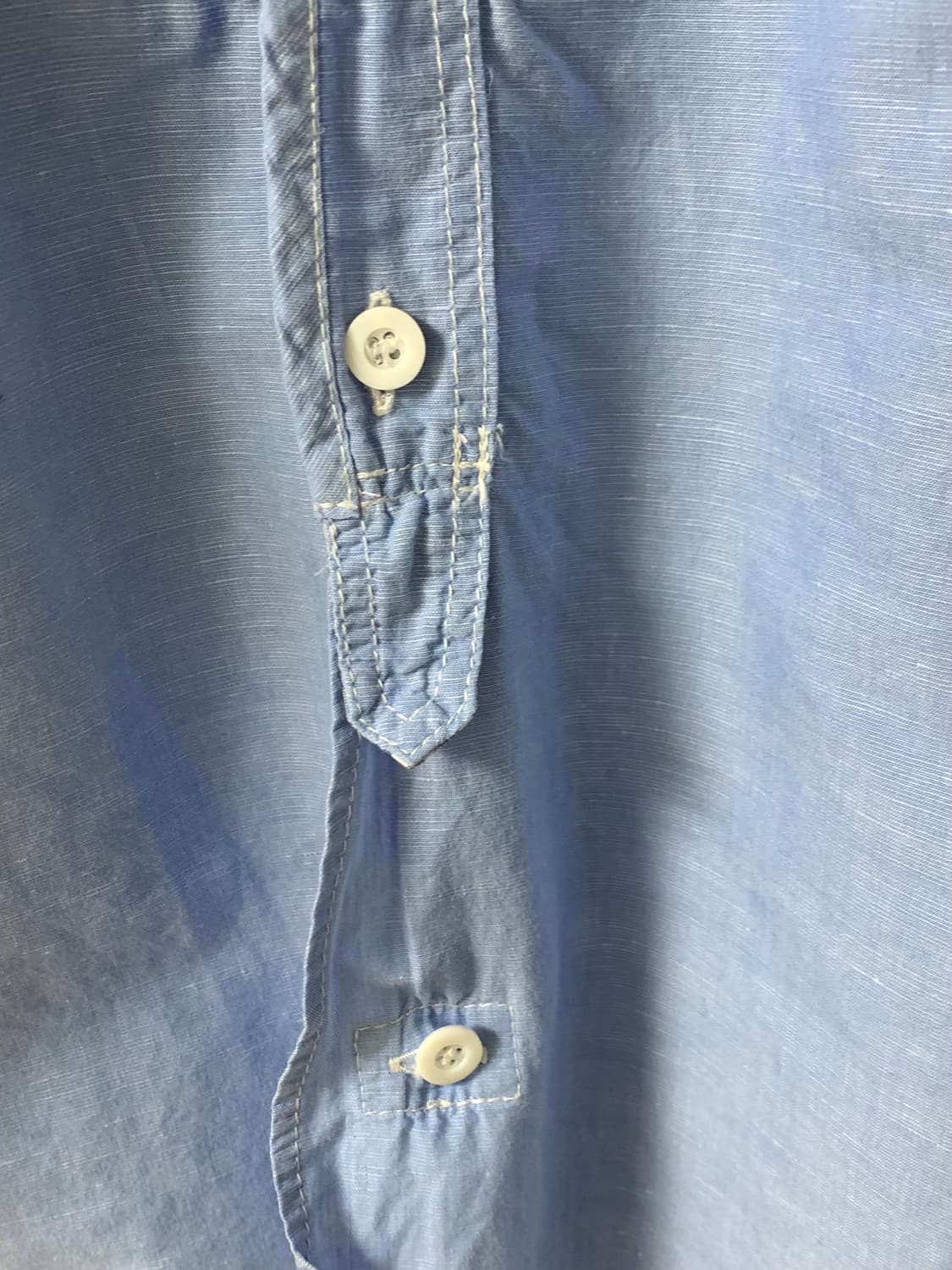 준야와타나베 맨 패츠워크 셔츠 상품이미지3