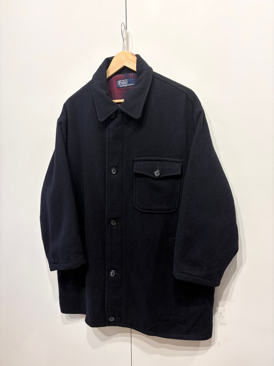 90's 폴로 랄프로렌 울 코트 상품이미지2