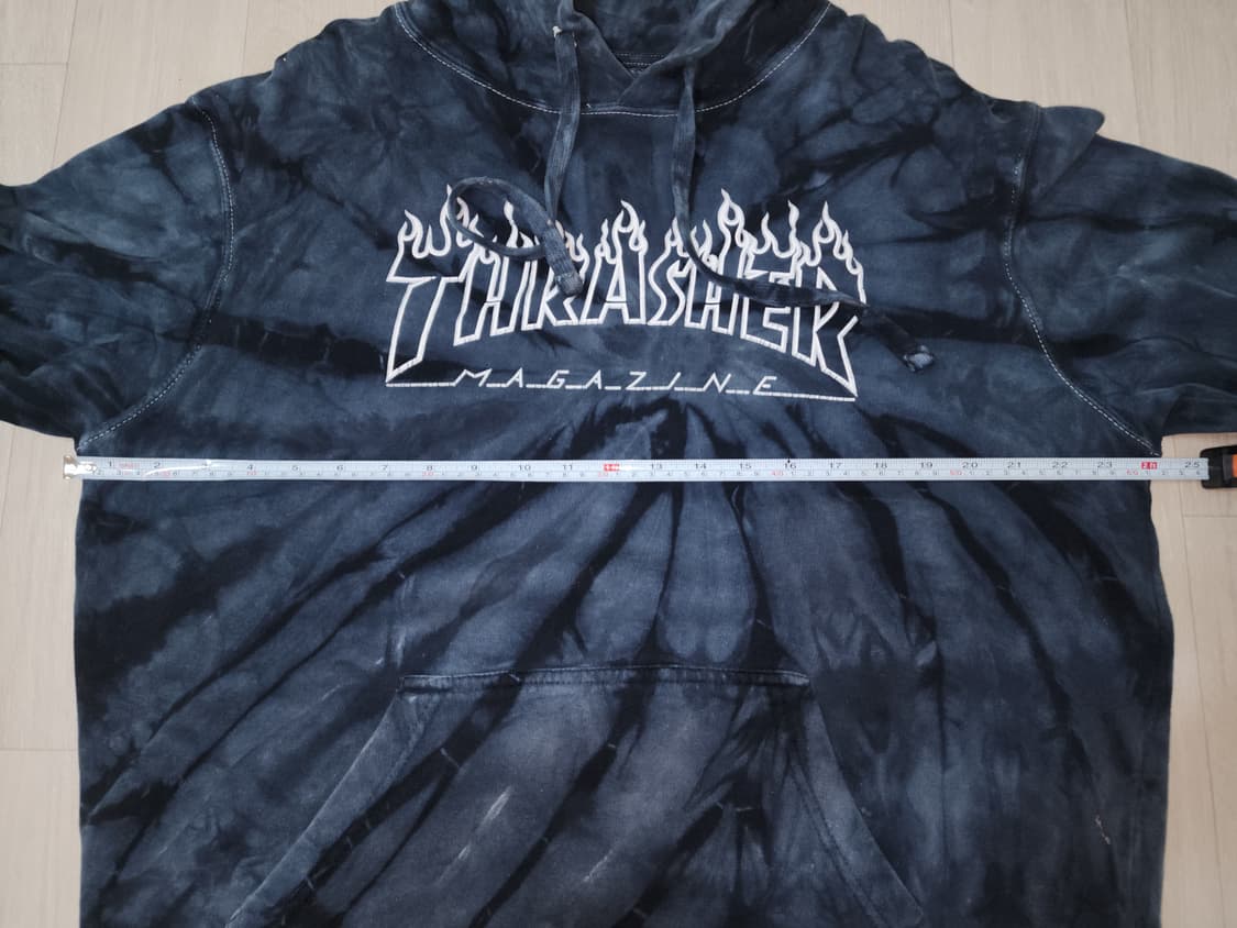 thrasher indigo navy tie die hoodie 상품이미지8