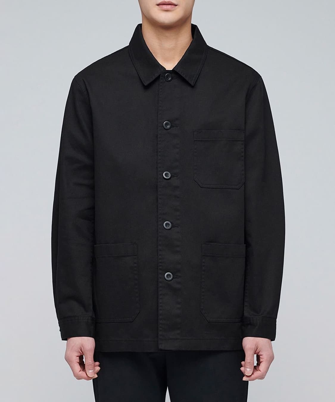 무신사스탠다드 레일로드 워크웨어 자켓 블랙 XL 상품이미지2
