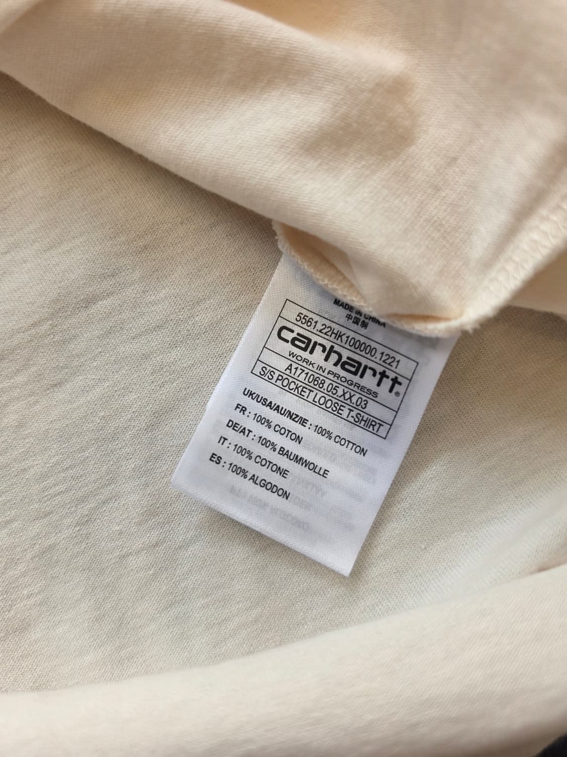칼하트 Loose 포켓 티셔츠 - L 상품이미지4