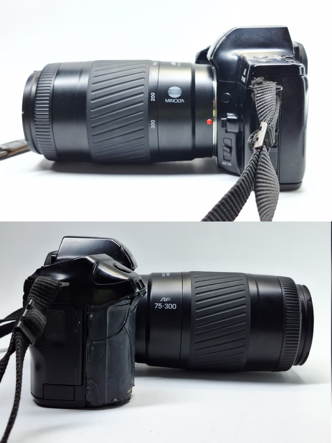 빈티지 필름카메라 풀세트/미놀타 a7700i 75-300mm 망원렌즈 상품이미지4