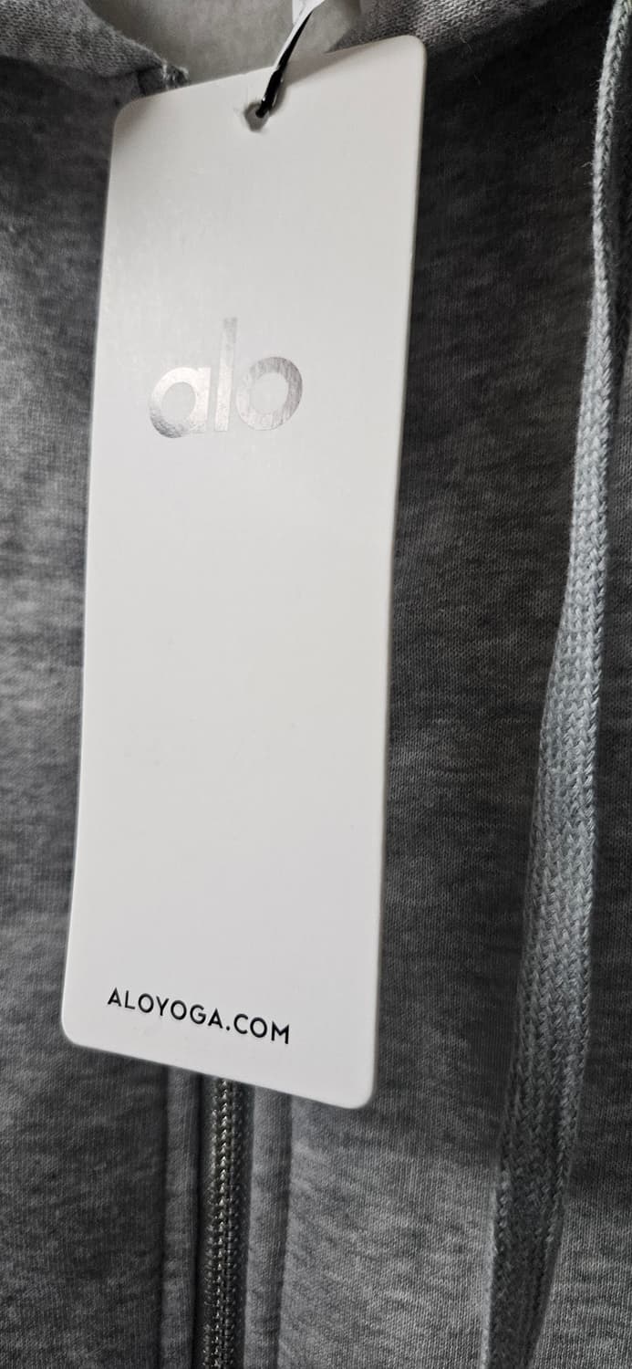 Alo Yoga 집업 후드 스몰 그레이 상품이미지6