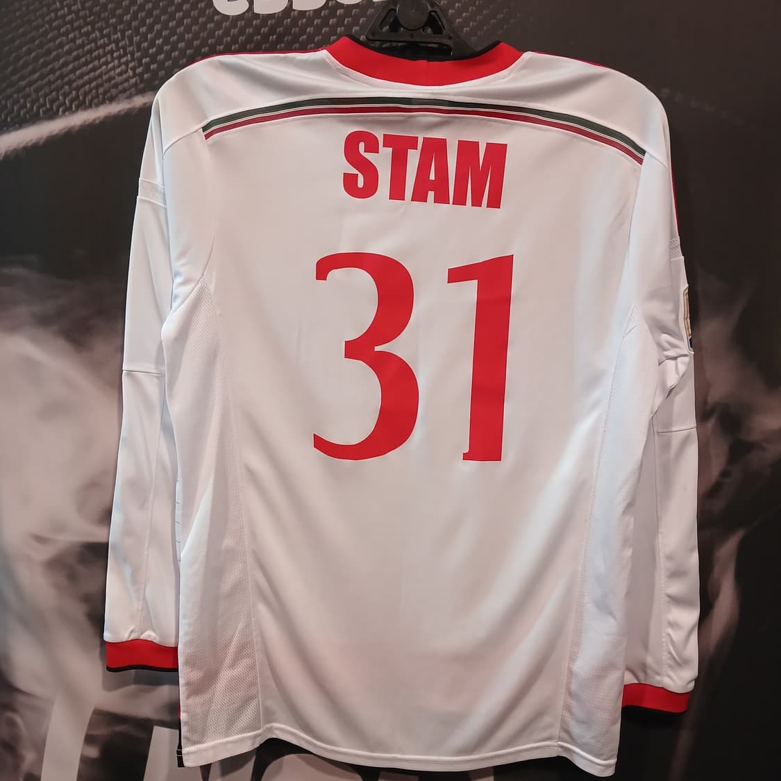 AC밀란 긴팔 유니폼 Fly Emirates 화이트 상품이미지2