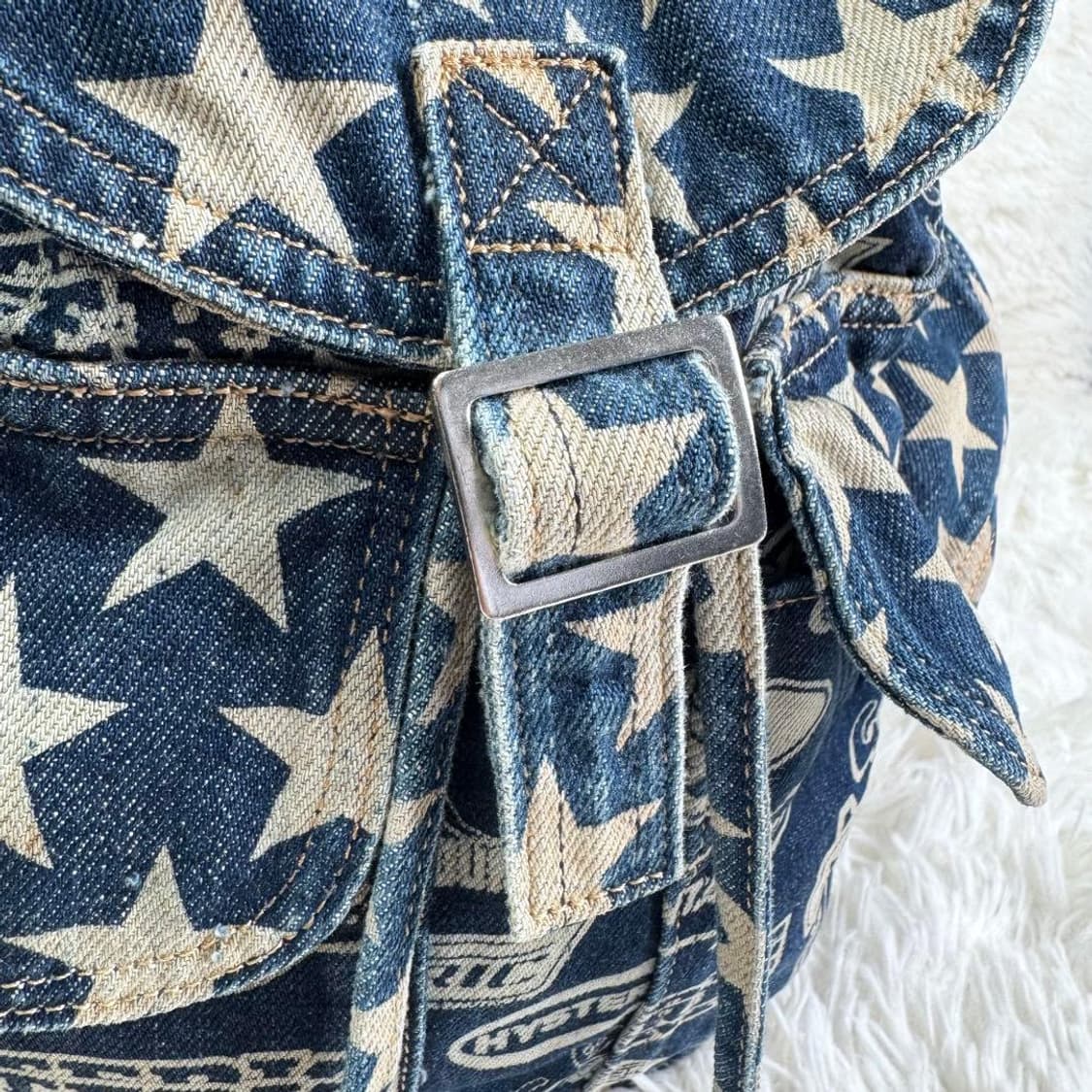 히스테릭 글래머 스타 데님 럭색 백팩 상품이미지9