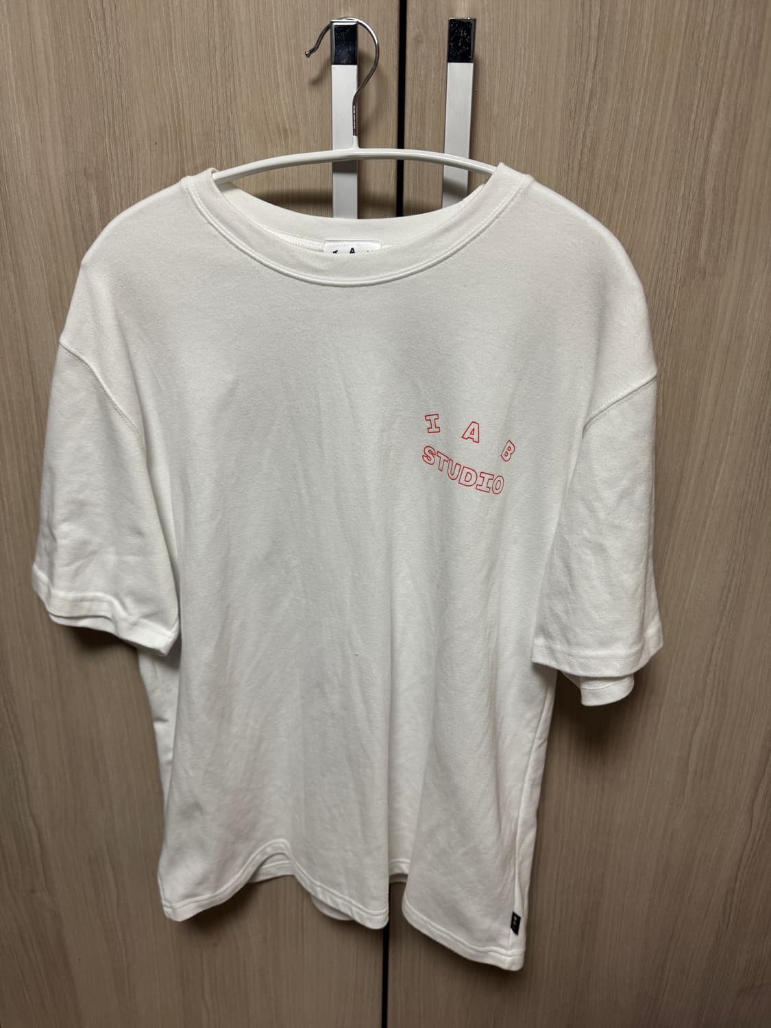 아이앱 스튜디오 티셔츠 화이트 XL 상품이미지1