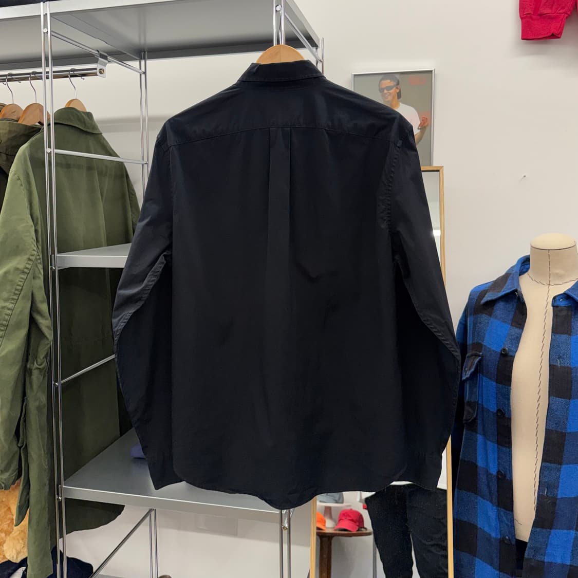 제이크루 오가닉 코튼 블랙 버튼다운 셔츠 (M)  상품이미지3