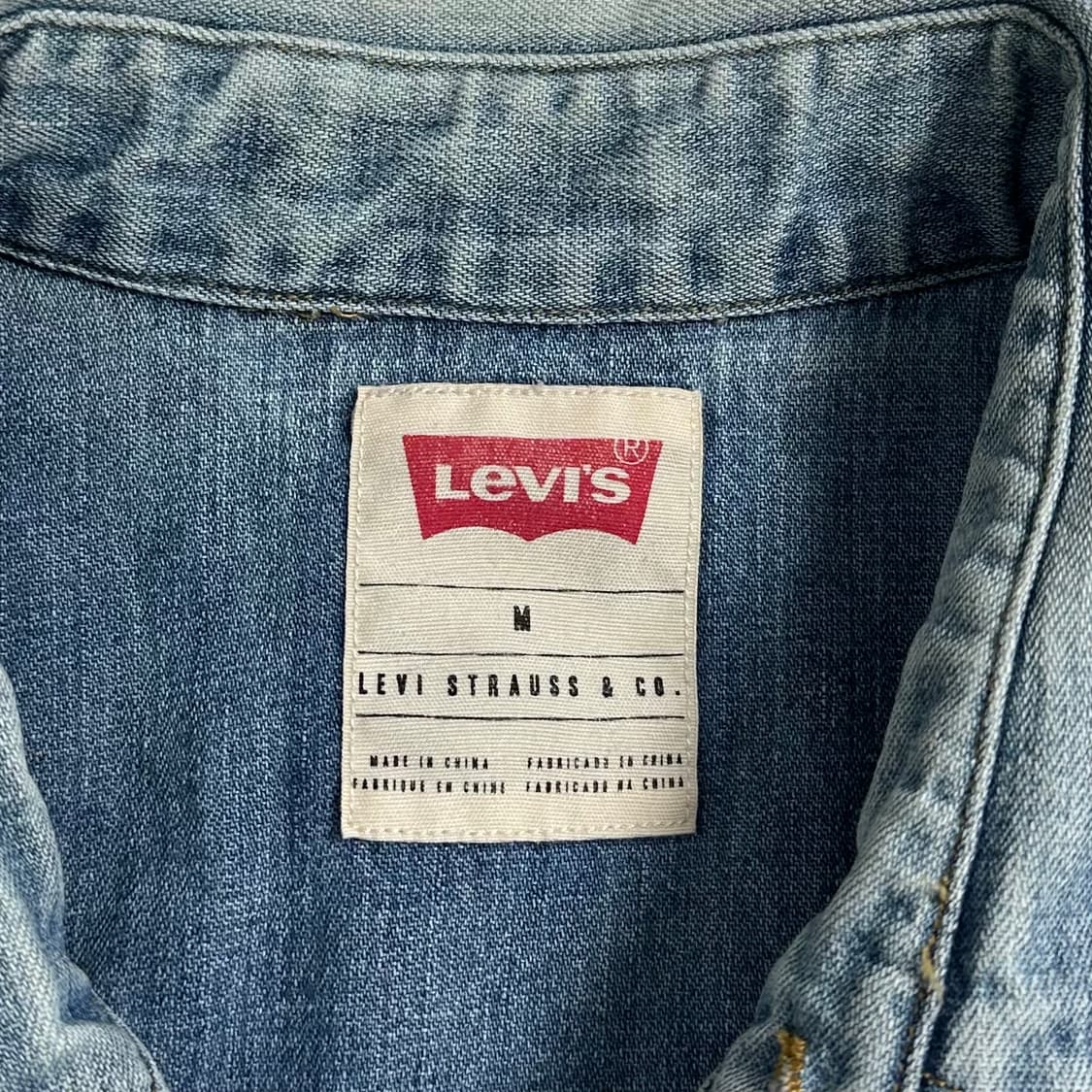 리바이스 데님 웨스턴 셔츠  상품이미지5