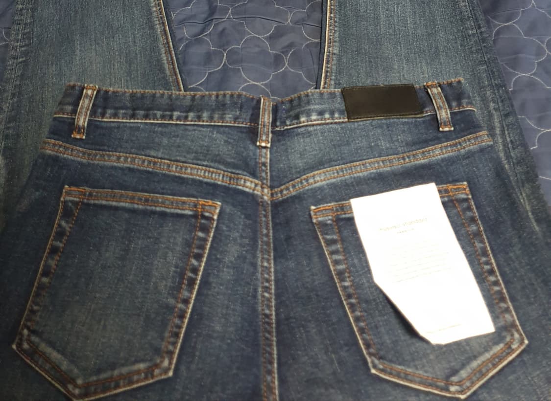 무신사스탠다드 KIPAS 슬림 스트레치 데님진 미디엄인디고 (33) 상품이미지2