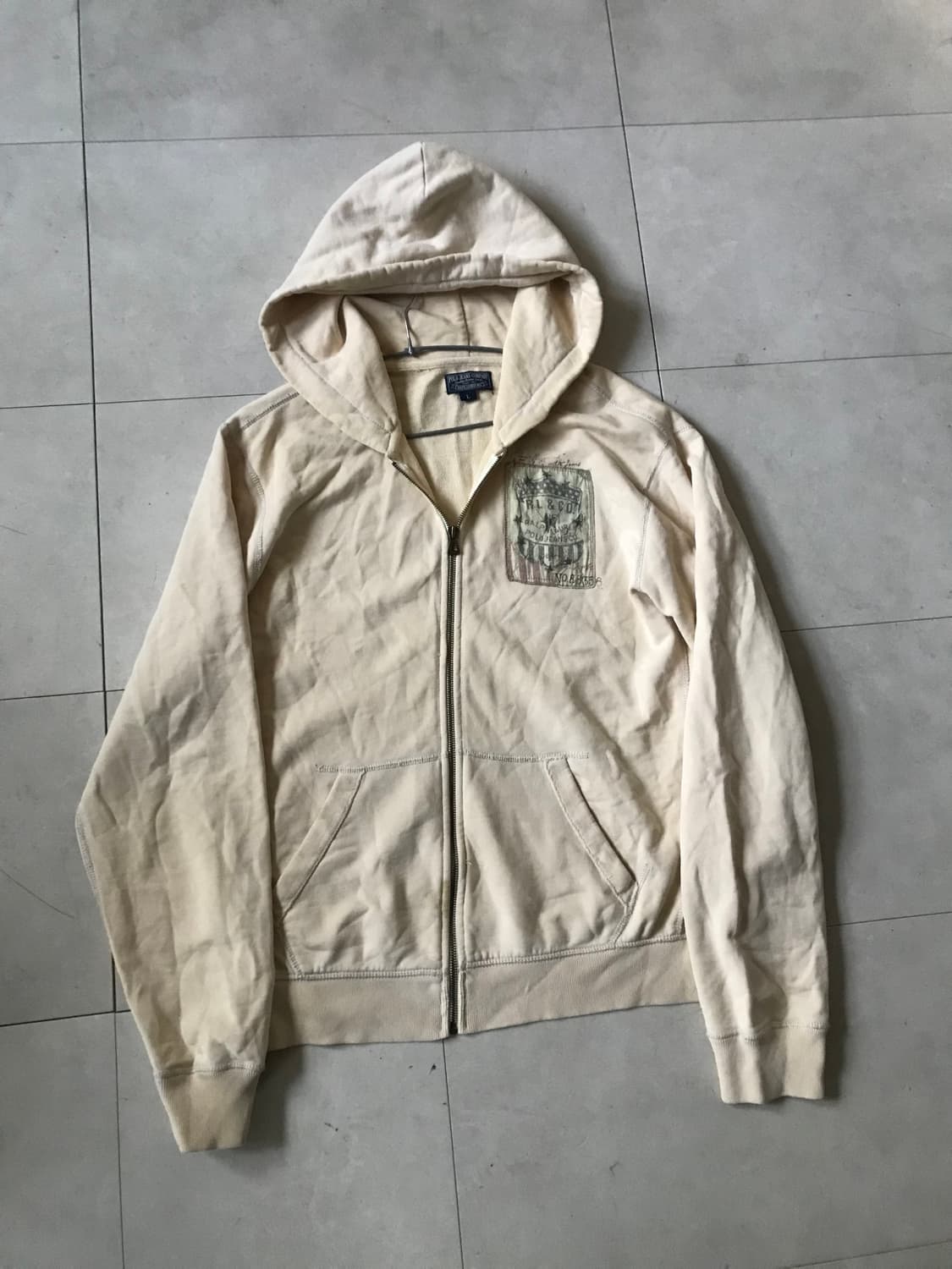 폴로 진스 성조기 오버핏 후드집업 상품이미지7