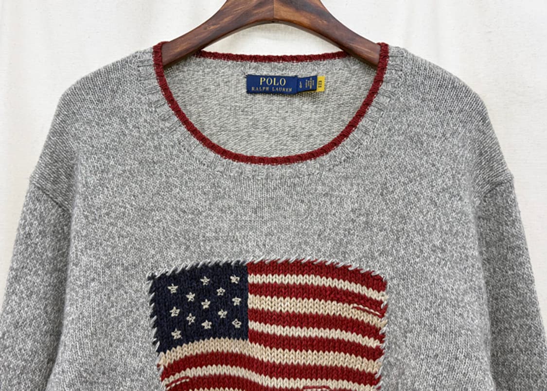 폴로 랄프로렌 성조기 니트 스웨터 상품이미지2