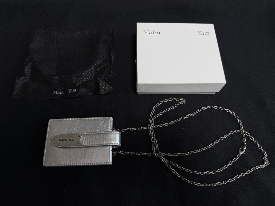 마뗑킴 카드 지갑 실버 (matin kim) 상품이미지4
