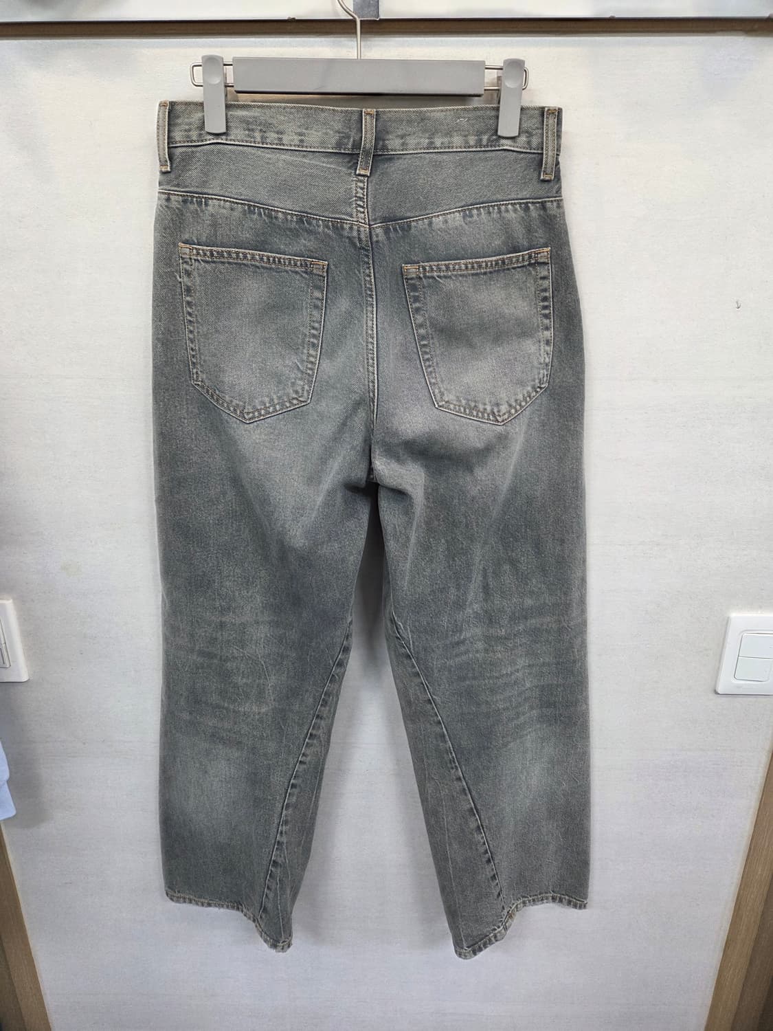 자라 언발란스 절개 와이드 데님팬츠 30 상품이미지2